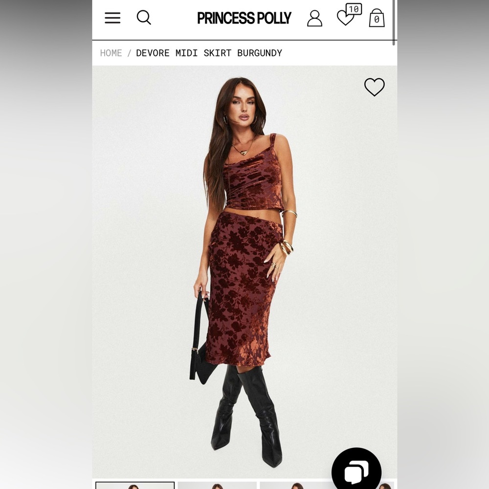 Princess Polly skirt set